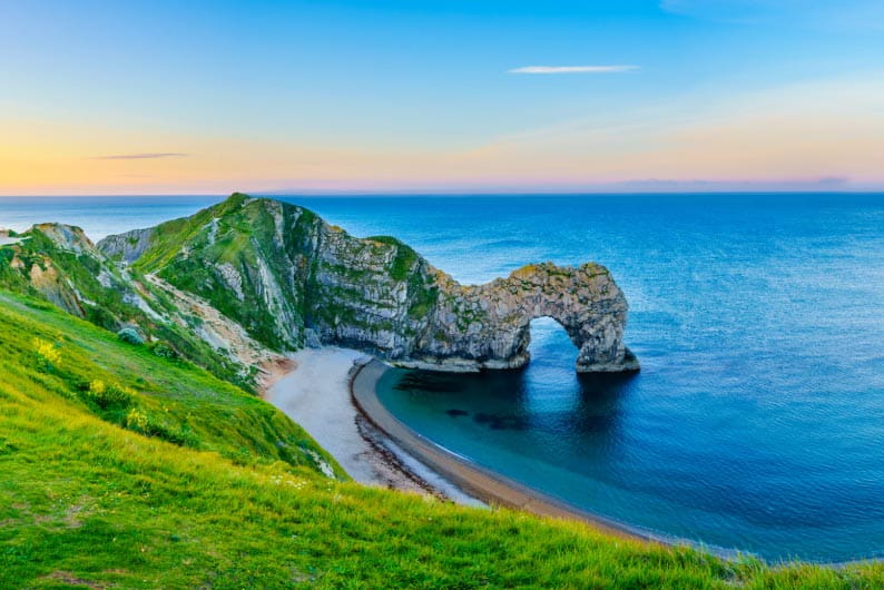 Sunrise at Durdle Door Beach