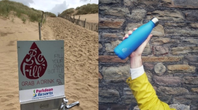 Reusable water bottle