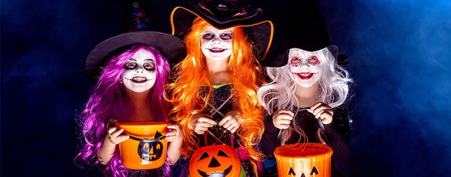Kids trick or treating