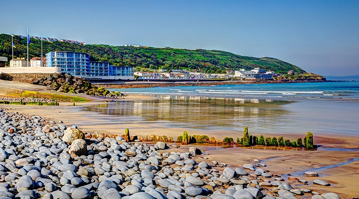 Westward Ho seafront Devon