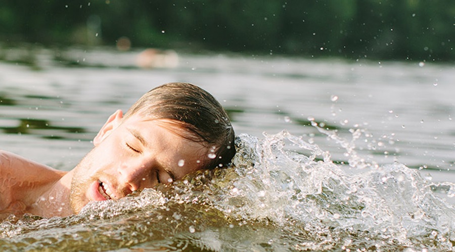 Man swimming