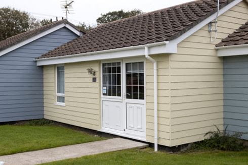 Holiday bungalows at a Parkdean Resorts holiday park