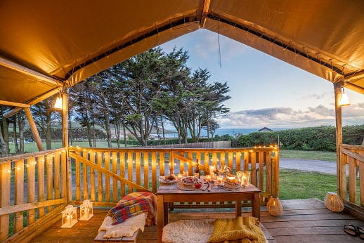 Glamping tent