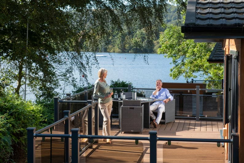 Couple on veranda