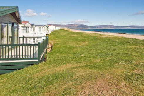 Lodges on beach