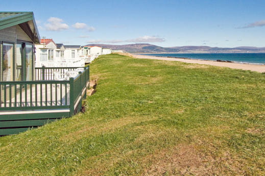 Lodges on beach