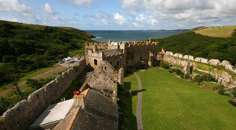 Manorbier Castle, Wales