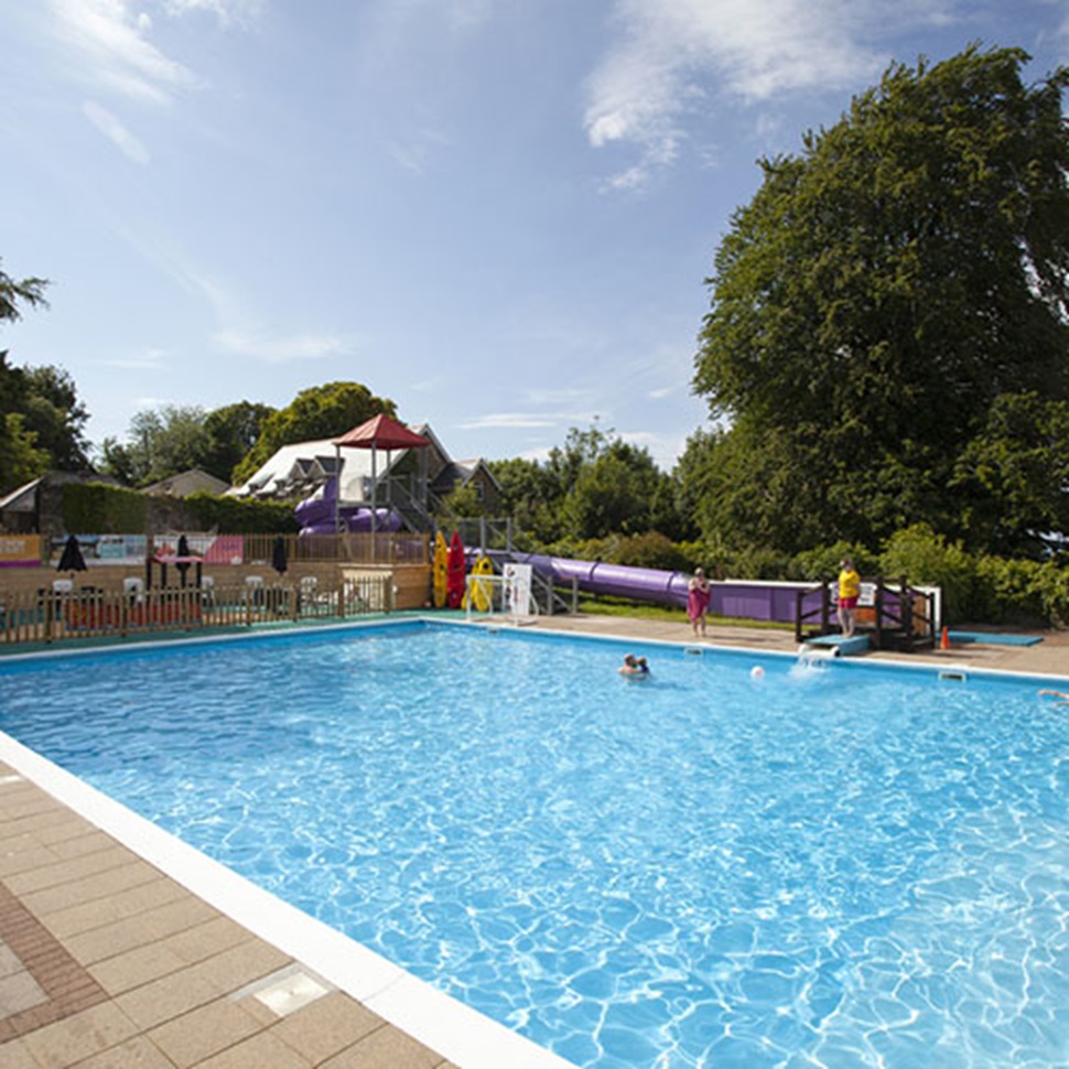 Outdoor pool at Bideford Bay Holiday Park