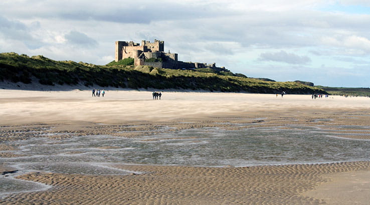 Bamburgh beach