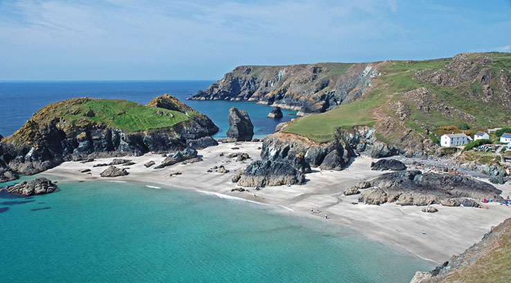 Kynance cove beach