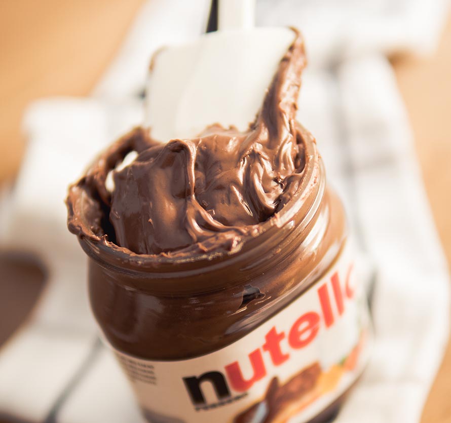 Jar of Nutella