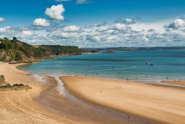beautiful dramatic beach in Wales