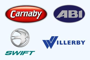 Manufacturers carnaby, ABI, swift, willerby