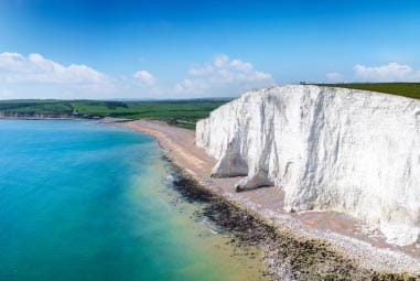 Cliff coastline