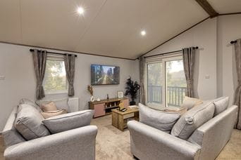 living room in Willerby Boston caravan