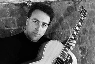 Matt Roberts with guitar