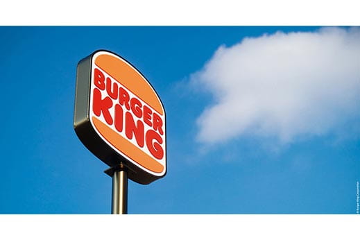 Burger King sign