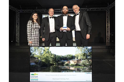 Employees accepting an award