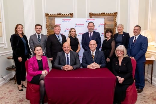 Parkdean Resorts attend meeting to pledge over 200 free holidays to military families in 2025