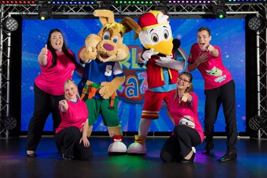 Parkdean Resorts entertainment team performing Makaton