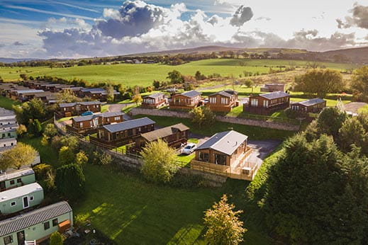 Holiday Park drone shot