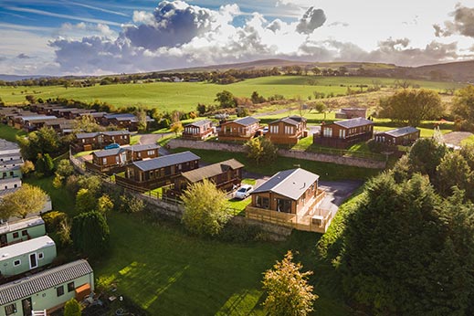 Holiday Park drone shot