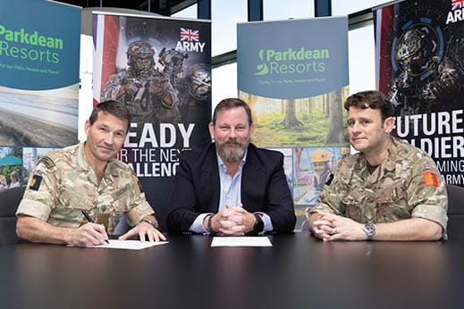 Parkdean Resorts meet with the Army Central Fund