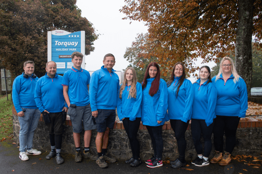 Holiday park team members