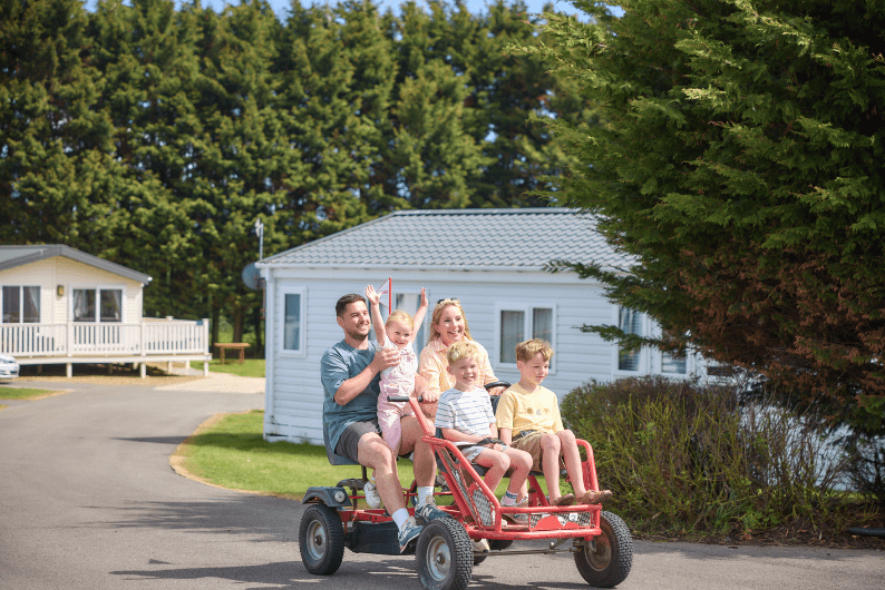Go Karts on a holiday park