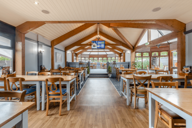 Restaurant on a holiday park