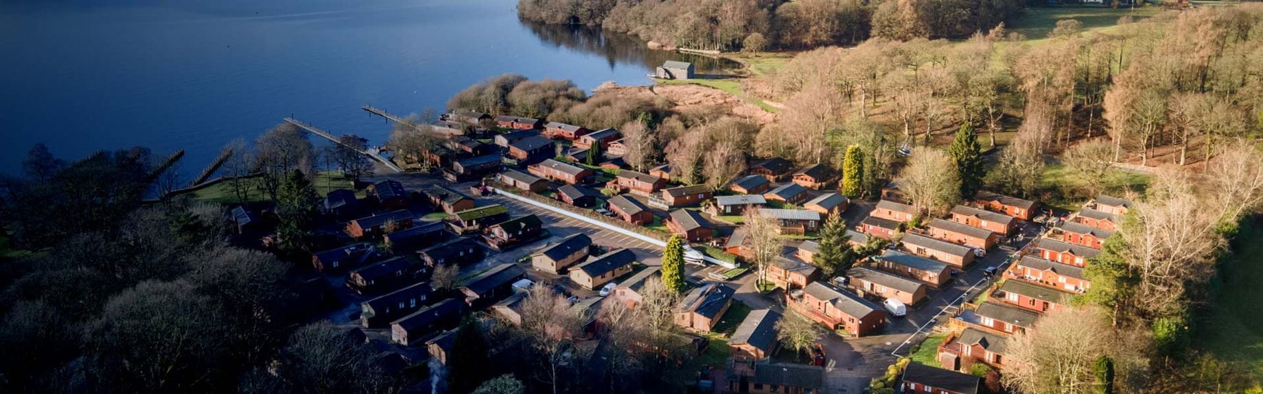 Birdseye view of Parkdean Resorts at the Lake District