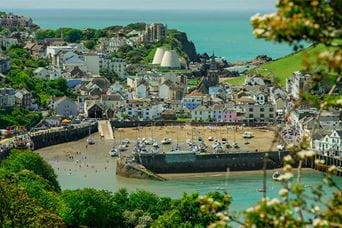 Boats in Ilfracombe harbour