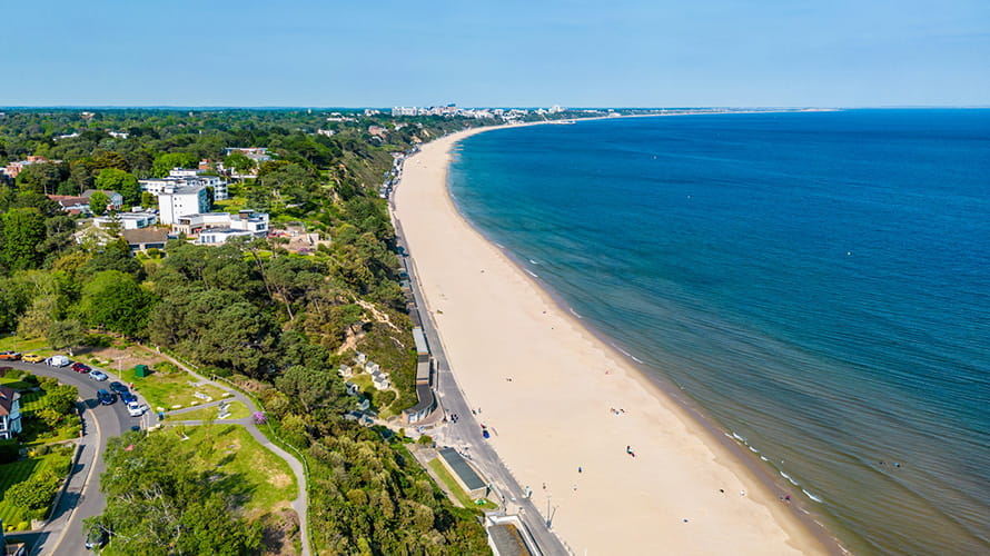 Canford Cliffs Beach