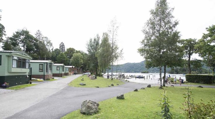 Park setting at Fallbarrow