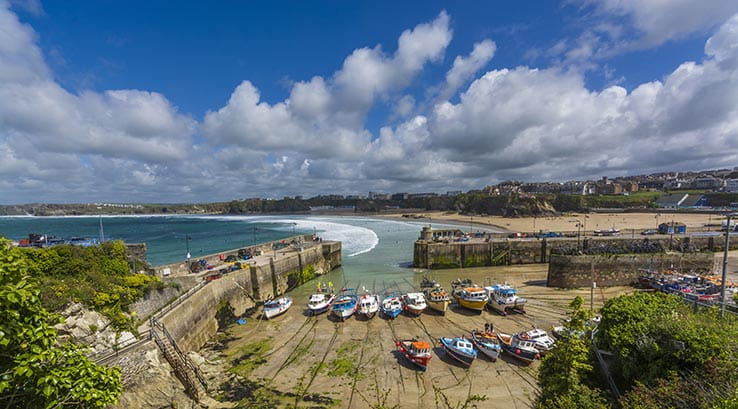 View of Newquay Harbour 