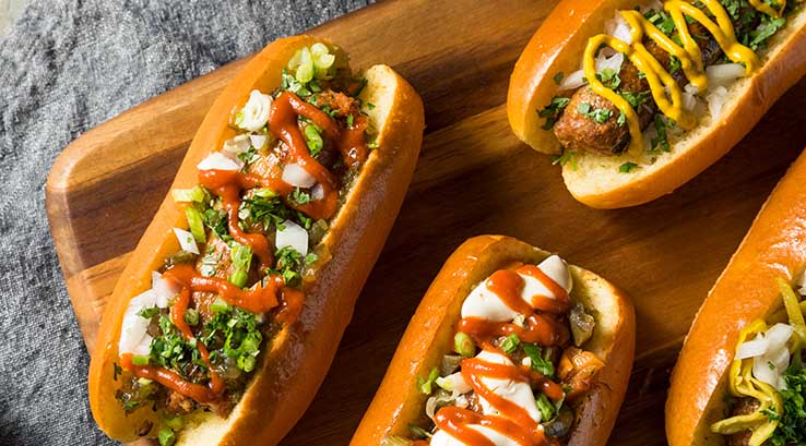 Vegan hotdogs