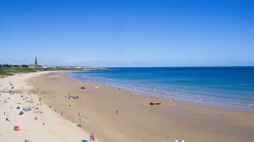 Longsands Beach near Tynemouth