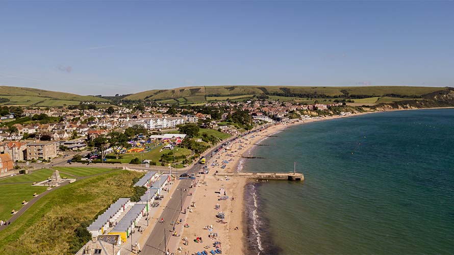 Swanage Beach in Dorset