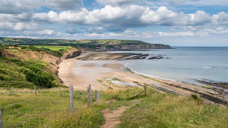 A view over Robin Hoods Bay on the Yorkshire Coast