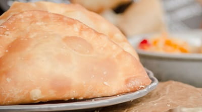 A Cornish pasty