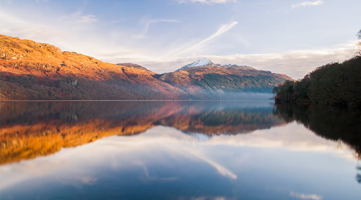 Loch Lomond in Scotland