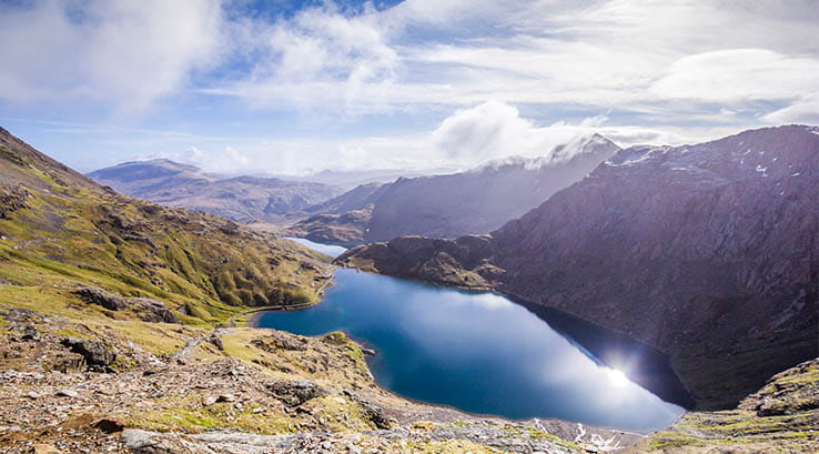 View of Snowdonia National Park