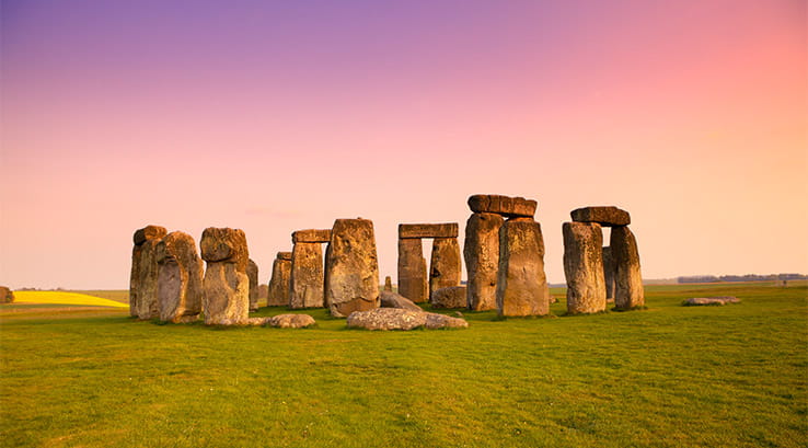 Stone Henge site in Wiltshire