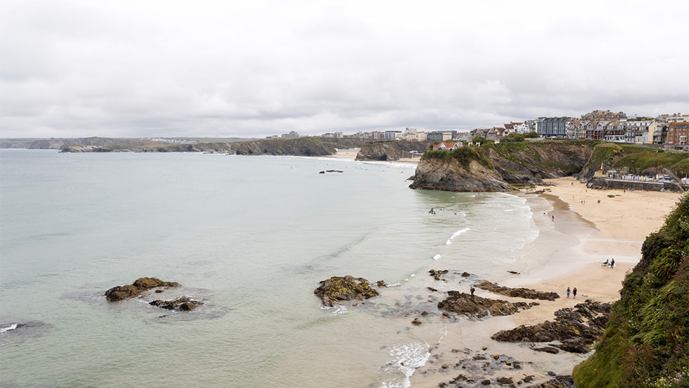 Newquay's array of beaches in Cornwall