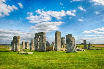 Stonehenge on a summer day