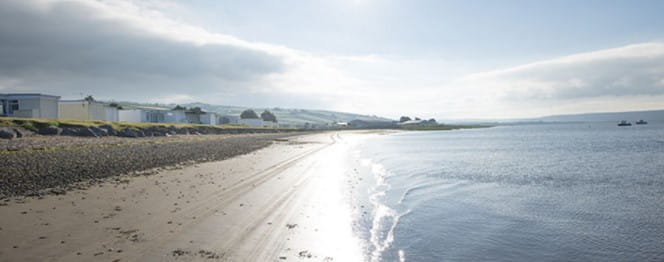 A sunny day at Carmarthen Bay