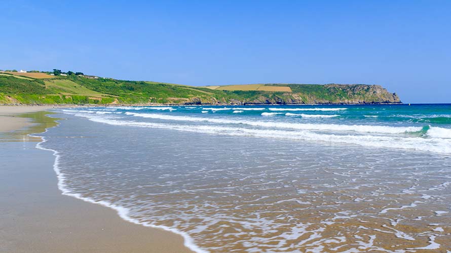Pendower Beach in Gerrans Bay