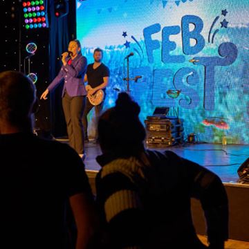 Feb Fest on stage