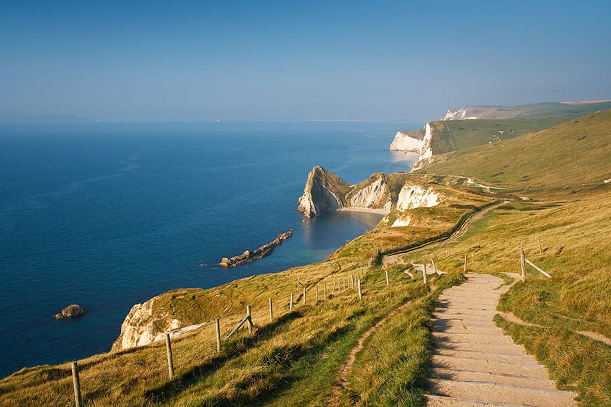 Cliffs along Dorset's Jurassic Coast