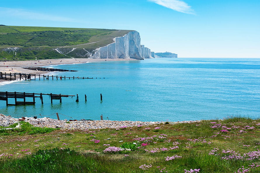 White cliffs of Eastbourne